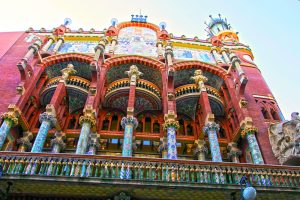 Дворец каталонской музыки в Барселоне фото 