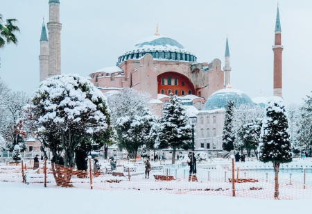 Турция зима
