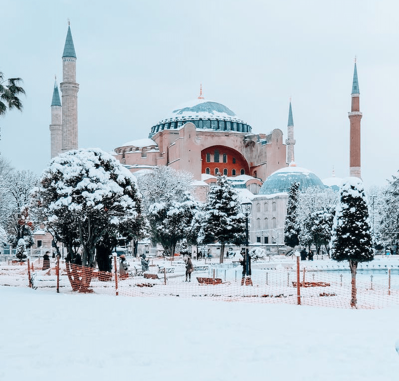 Турция зима
